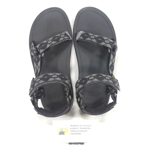 Teva Hurricane Outdoor Adjustable Sandal Youth Size 6 1019390Y Gray Black - Picture 6 of 9